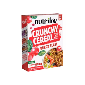 Nutrilov Crunchy Cereal Berry Blast Box 300g-img