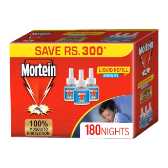 Mortein LED Refill Odourless (Pack of 3 x 60 Nights)