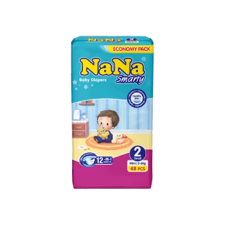 Nana Smarty Diapers Economy Pack Size 2 (48 Pieces)-img