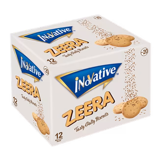 Innovative Zeera Biscuit Rs. 20 Box (12 Packs)-img