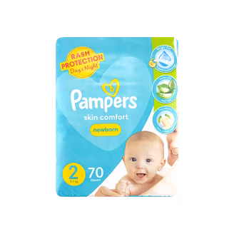 Pampers Baby Diapers Size 2 Mega Pack (70 Pieces)-img