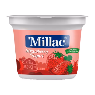Millac Strawberry Flavoured Yogurt Pack 250g-img