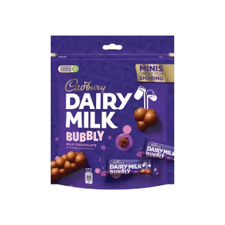 Cadbury Dairy Milk Bubbly Doy Bag 135g Pack-img