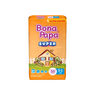 Bona Papa Super Diapers Size 2 Pack (50 Pieces)-img