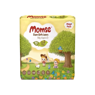 Momse Diapers Size 2 Mega Pack (90 Pieces)-img
