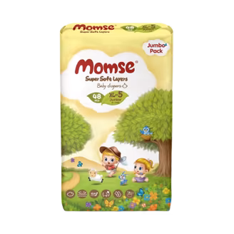 Momse Diapers Size 5 Jumbo Pack (48 Pieces)-img