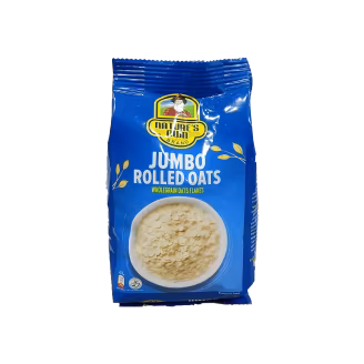 Nature's Own Jumbo Rolled Oats Pouch 500g-img