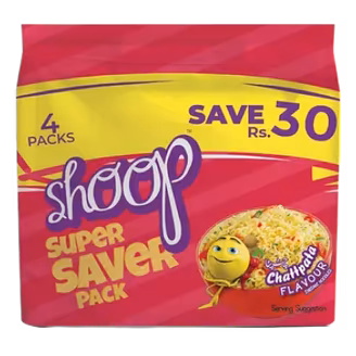Shoop Noodles Chattpata 50g (Pack of 4)-img