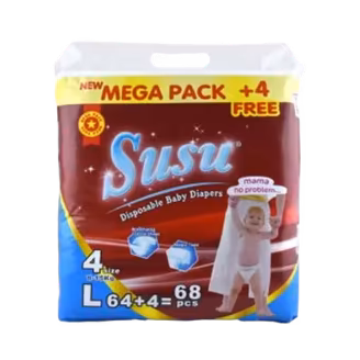 Susu Diapers (Large) Mega Pack (64 Pieces)-img