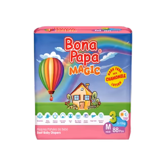 Bona Papa Magic Diapers Size 3 Mega Pack (88 Pieces)-img