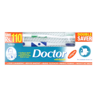 Doctor Toothpaste 180g (with Toothbrush)-img