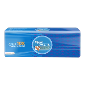 Rose Petal Professional Hand Towel White 100 X 2Ply