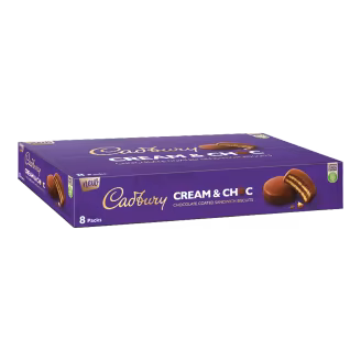 Cadbury Cookies Cream & Choc Rs. 50 Box (Pack of 8)-img