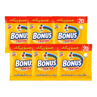 Bonus Tristar Washing Powder 70g Sachet x 6-img