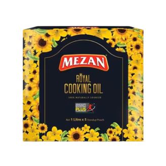 Mezan Royal Cooking Oil 1L Carton (Pack of 5)-img
