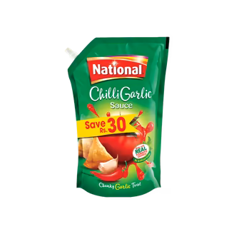 National Chilli Garlic Sauce 800g Pouch (Save Rs. 30)
