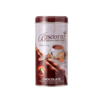 Biscotto Wafer Sticks Chocolate Delights Tin 125g-img