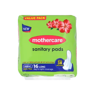Mothercare Ultra Thin Sanitary Pads Large (16 Pieces)-img