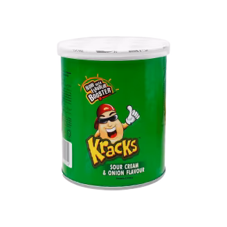 Kracks Chips Sour Cream & Onion Jar 45g-img