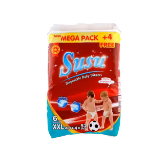 Susu Diapers Size 6 Mega Pack (52 Pieces)-img