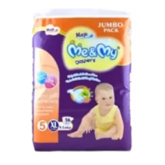Me & My Magic Diapers Size 5 Jumbo Pack (56 Pieces)-img