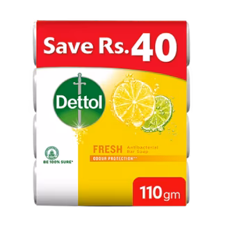 Dettol Soap Fresh 110g (Pack of 4)-img