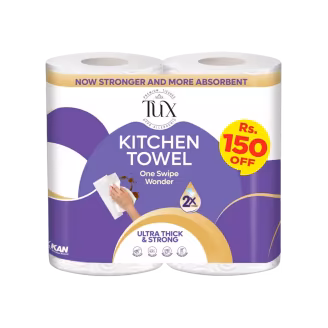 Tux Kitchen Towel Ultra Thick & Strong Rs. 150 Off (Pack of 2)-img
