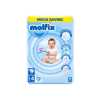 Molfix Diapers Size 4 Mega Saving Pack (72 Pieces)-img
