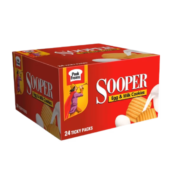 Peek Freans Sooper biscuits for match-night tea breaks